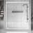 50" - 54" W x 72" H Double Sliding Framed Shower Door with 1/4-in (6mm) Tempered Glass and Quiet Rollers-124984836-124984838