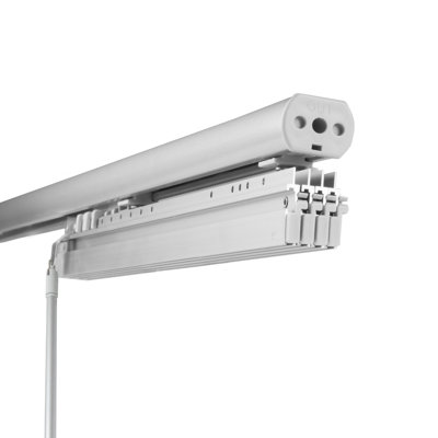 Rail extensible simple à 4 panneaux Nile de l 34 po à 57 po x H 91,4 po, largeur de panneau 15,75 po
