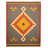 Alluring Comfortable Blue Flatweave Wool Rug-16356044
