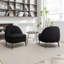 Fauteuil demi-tonneau rembourré Bula-158142007