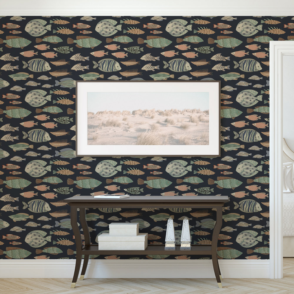 Kendall Self-Adhesive Wallpaper Roll, Nightfall