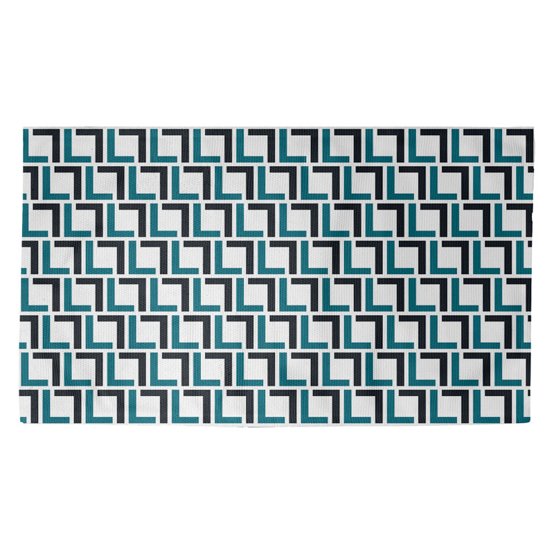 Geometric Indoor Rug, Rectangle 3' x 5'