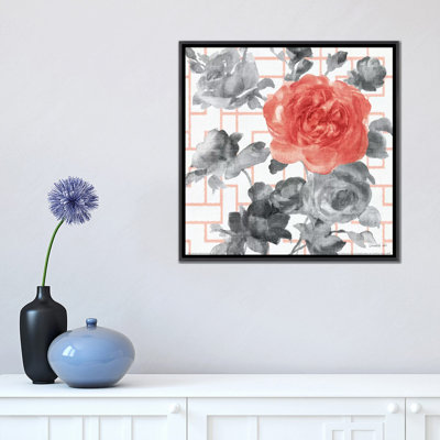 «Geometric Watercolor Floral I» par Danhui Nai, reproduction d'art