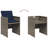  Patio Dining Set Set Of 12 Gray And Black-1021644770-1021644799