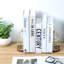 Serre-livres décoratifs en laiton et métal