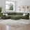 Stretchy Slipcover For Extra Large Corner Sectional Couch Cover - Easy To Clean & Durable - Comfort Collection