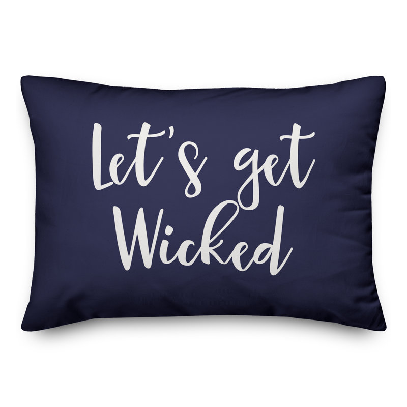  Coussin Let's Get Wicked, Bleu marine