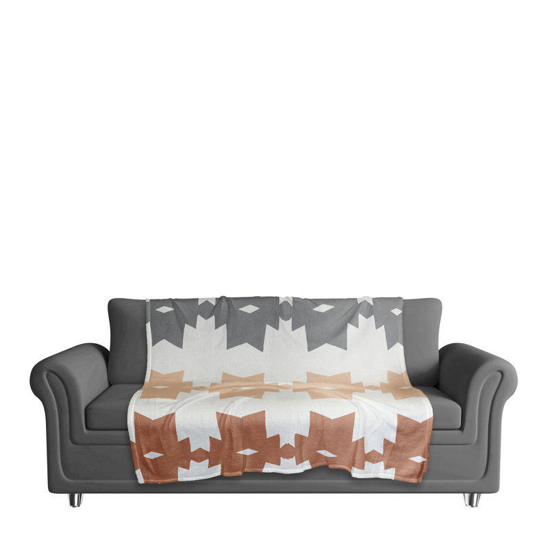 Jeté en molleton Southwest Style Rows