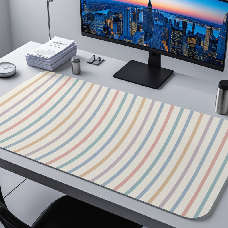 Polyester Desk Pad, 14.4x12.1