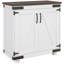 Buffet, ferme, armoire, blanc vieilli