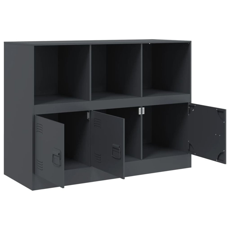 Analice Steel Accent Cabinet, Anthracite