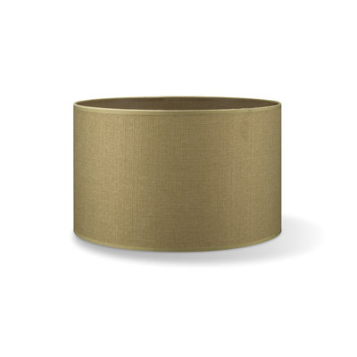 Canvas 21cm H Cotton Drum Lamp Shade ( Screw On )