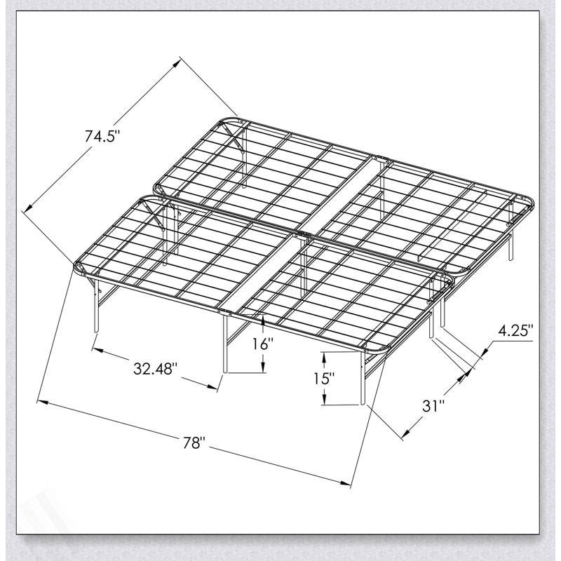 Lit plateforme Andell