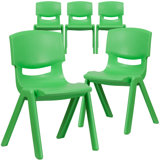 Goddard Plastic Stackable School Chair with 15.5'' Seat Height