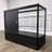 Black Aluminum Showcase Full Vision 48 Inch Frame Shelf Retail Store Display Cabinet