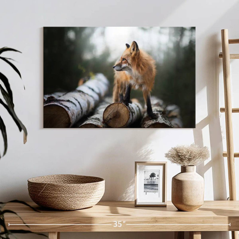 Handsome Fox, 16" H x 24" W