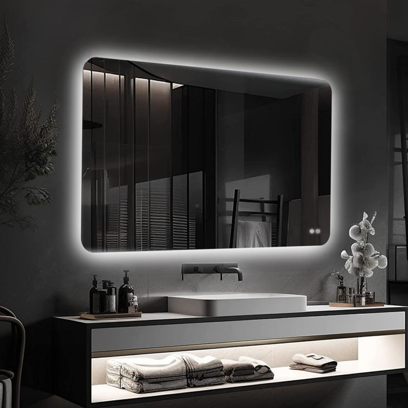 Backlit LED Mirror, 60" x 36"