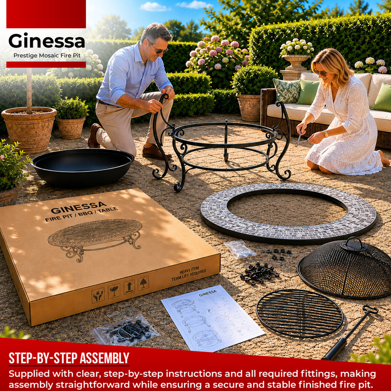 Hexham Round Iron Fire Pit