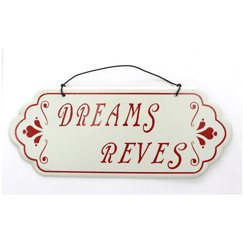 Enseigne rustique bilingue