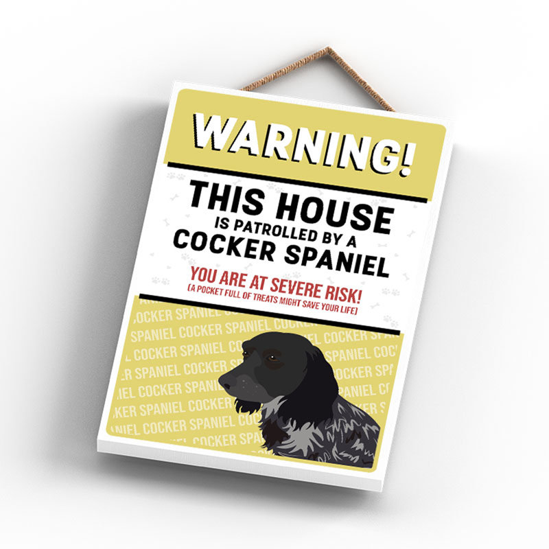 Katie Pearson Cocker Spaniel Wooden Wall Décor