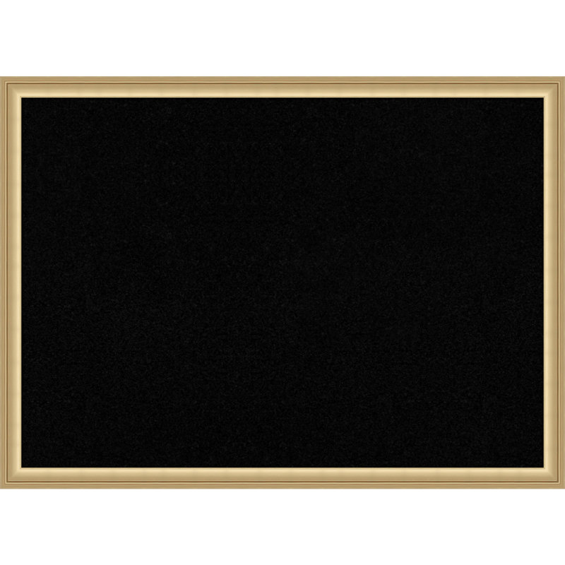 Panneau de liège noir Florence, 22 po x 30 po, Or