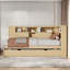 Lit de jour simple en bois-2137973426