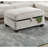 3Pc Sectional Set Corduroy Upholstered LAF Sofa RAF Chaise Ottoman L-Sectional Living Room Furniture-1217255897