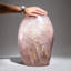 Grande forme libre de quartz rose poli véritable (102 lb)