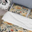 Ensemble de housse de couette floral beige et vert Harmony Garden Flourish - Microfibre de polyester-1848317717