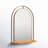 Ima Metal Flat Mirror with Shelves