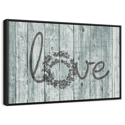 Amour en bois, typographie