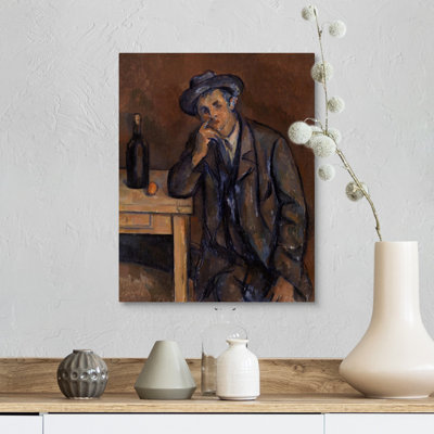" The Drinker, 1891 " by Paul Cezanne Painting