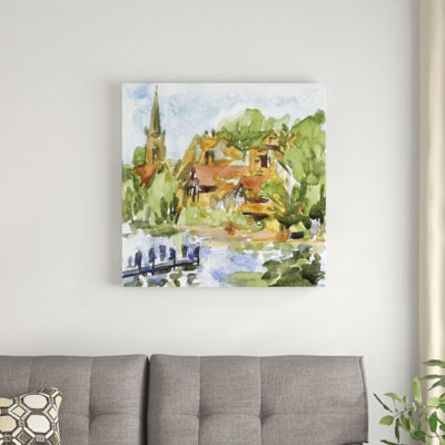 River City III by Melissa Wang - Wrapped Canvas Painting