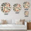 Swigart Feathers Cottage Family - horloge murale maison de campagne-73150285