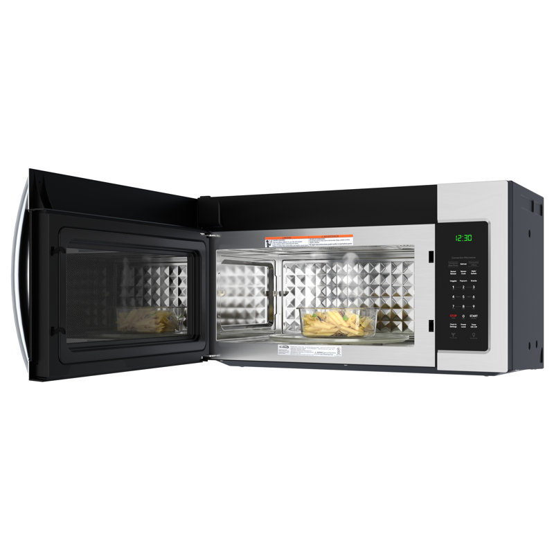 Four à micro-ondes à convection de 30 pi cu. 1,5 pi cu en noir (km-motc-15ss)