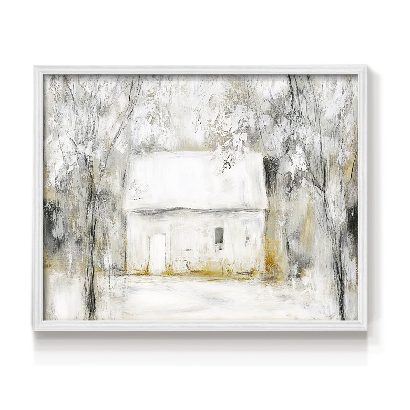 Art de Noël - CCLXV III - Reproduction encadrée - Restickable, H 16 po x l 20 po, Blanc