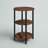 Mauch Round End Table with 3-Tier Storage Shelves-592846703