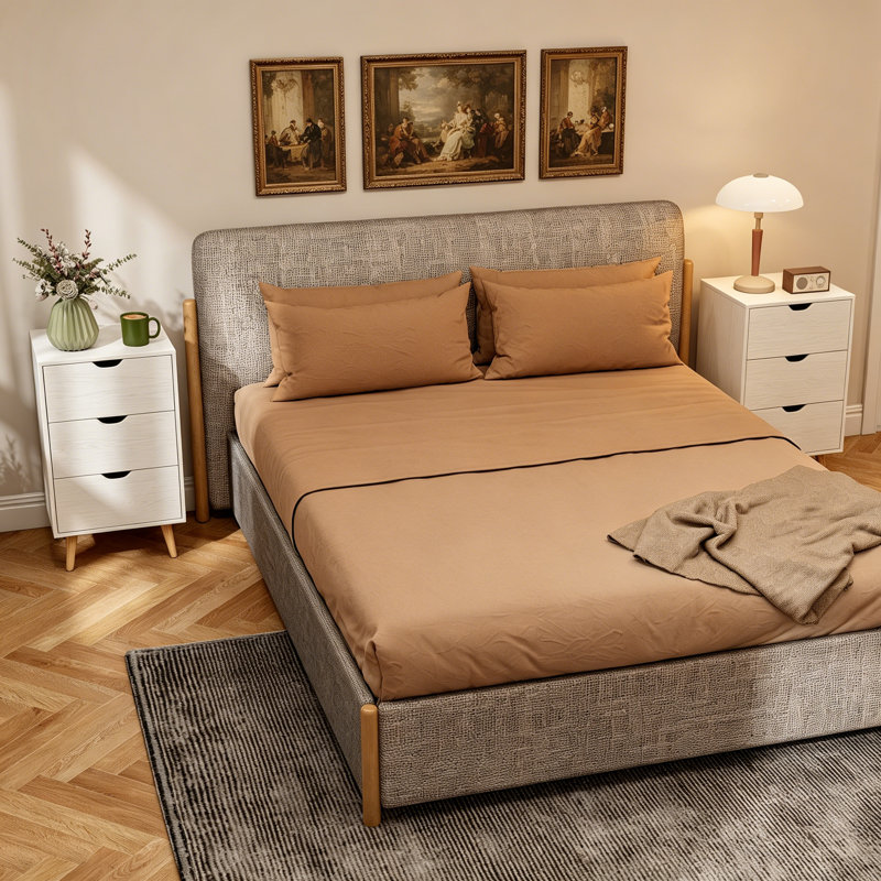 40cm W Particle Board Bedside Table