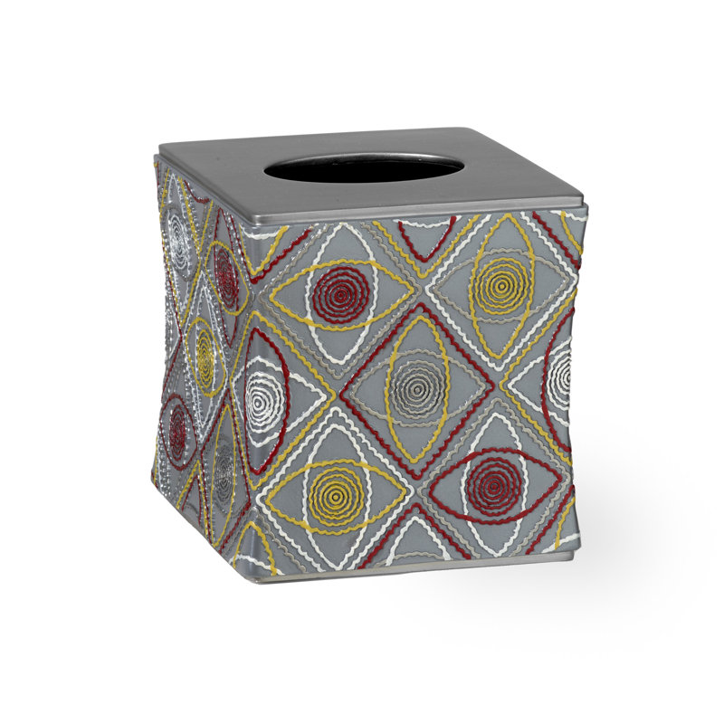Sedona Collection Tissue Box Cover, Gray