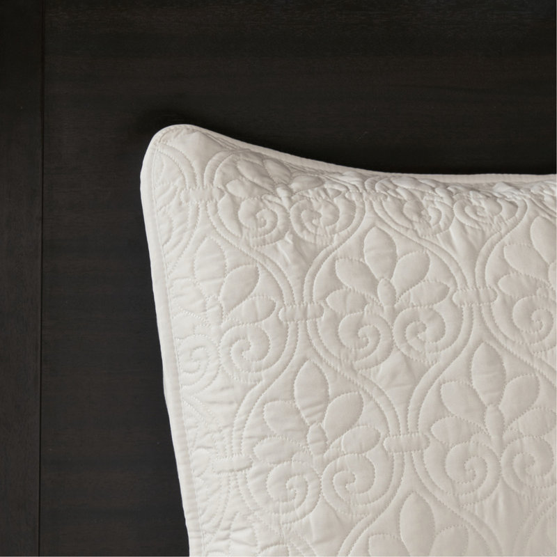 Ensemble de couvre-lit réversible crème grand