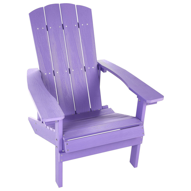 Adirondack Outdoor Adirondack Chair, Purple