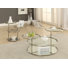 Blandain 2 - Piece Glass Top Living Room Table Set