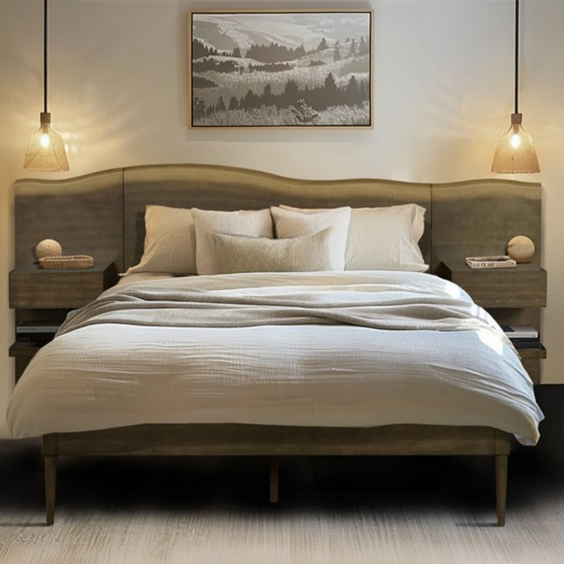 Platform Bed frame with Headboard