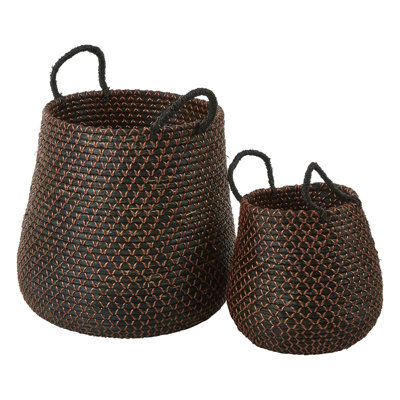 Bay Isle Home Eichelberger Seagrass Decorative Basket