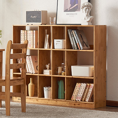 Pure solid wood furniture bookcase
