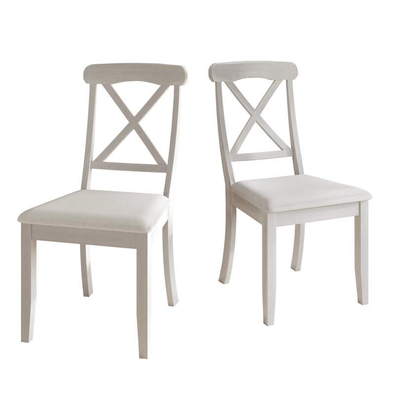 Ocossio 18.90'' H Upholstered Parsons Chair, White