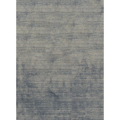 Tapis bleu de haute qualité noué à la main