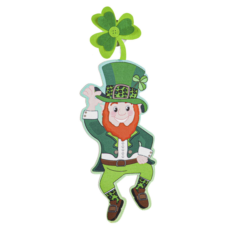 Décoration de fenêtre à DEL Leprechaun