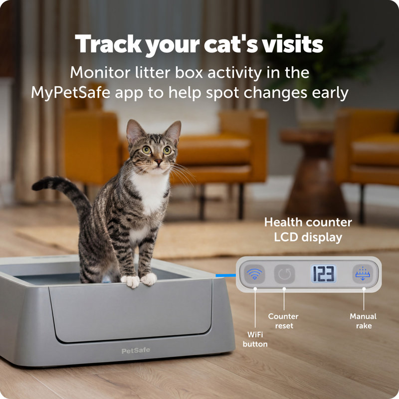 ScoopFree® Crystal Smart Self-Cleaning Litter Box