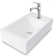 18"x10"Ceramic Rectangular Wall Mount Bathroom Sink with Single Faucet Hole